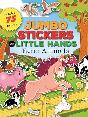 Jumbo Stickers For Little Hands: Farm Animals : Includes 75 Stickers Jomike Tejido - Image 5