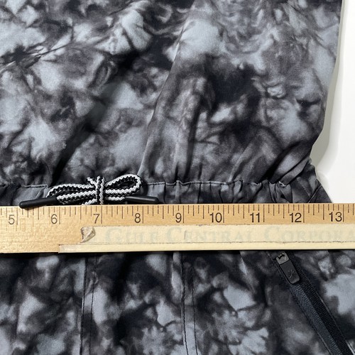 Athleta Girl Large 12 Romper Ready To Go Tie Dye Black Grey Pockets - Picture 6 of 11