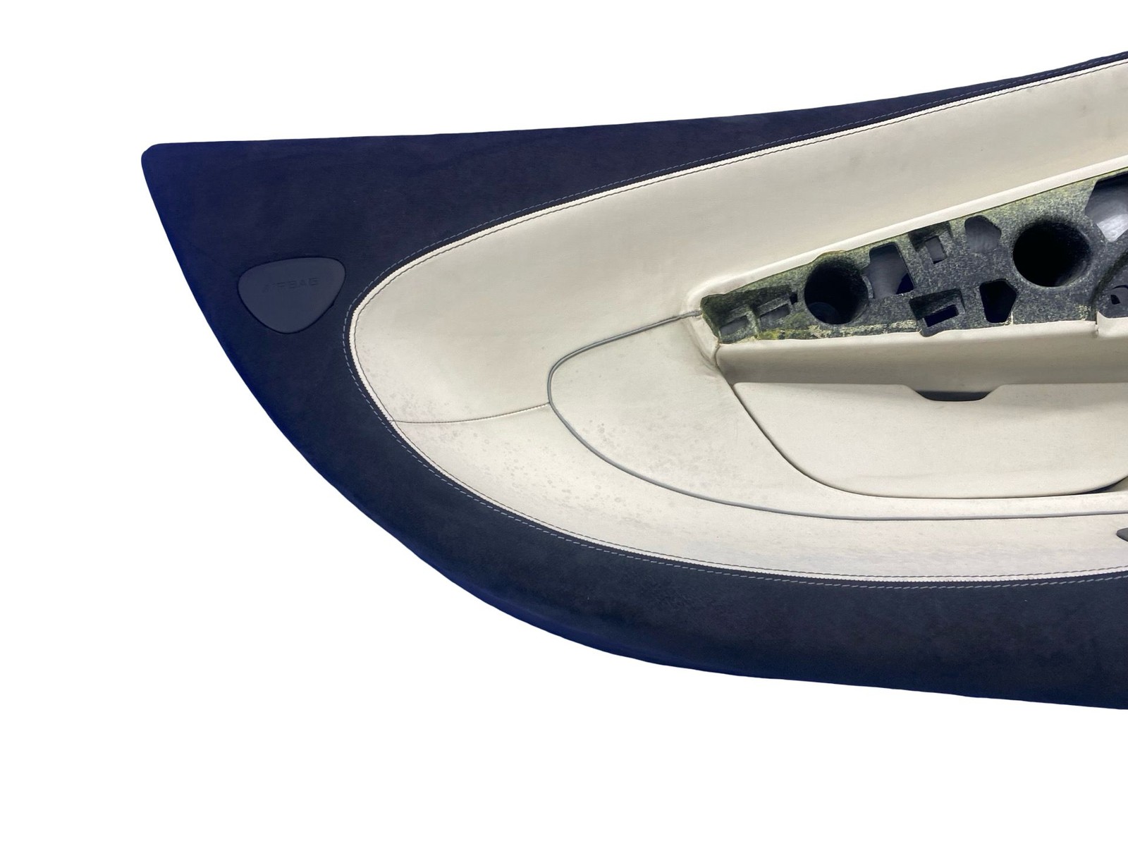 2016-2021 Mclaren 570s Front Left Interior Door Trim Panel Black Alcantara W/Tan