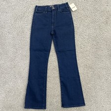 MOTHER Hustler High Rise Ankle Flare Jeans 27 Coloring Outside Lines NWT 238