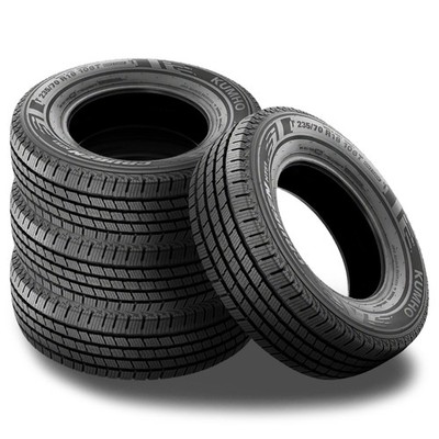 4 Kumho Crugen HT51 P215/70R16 99T All Season Tires 70000 Mileage, 3PMSF Rated