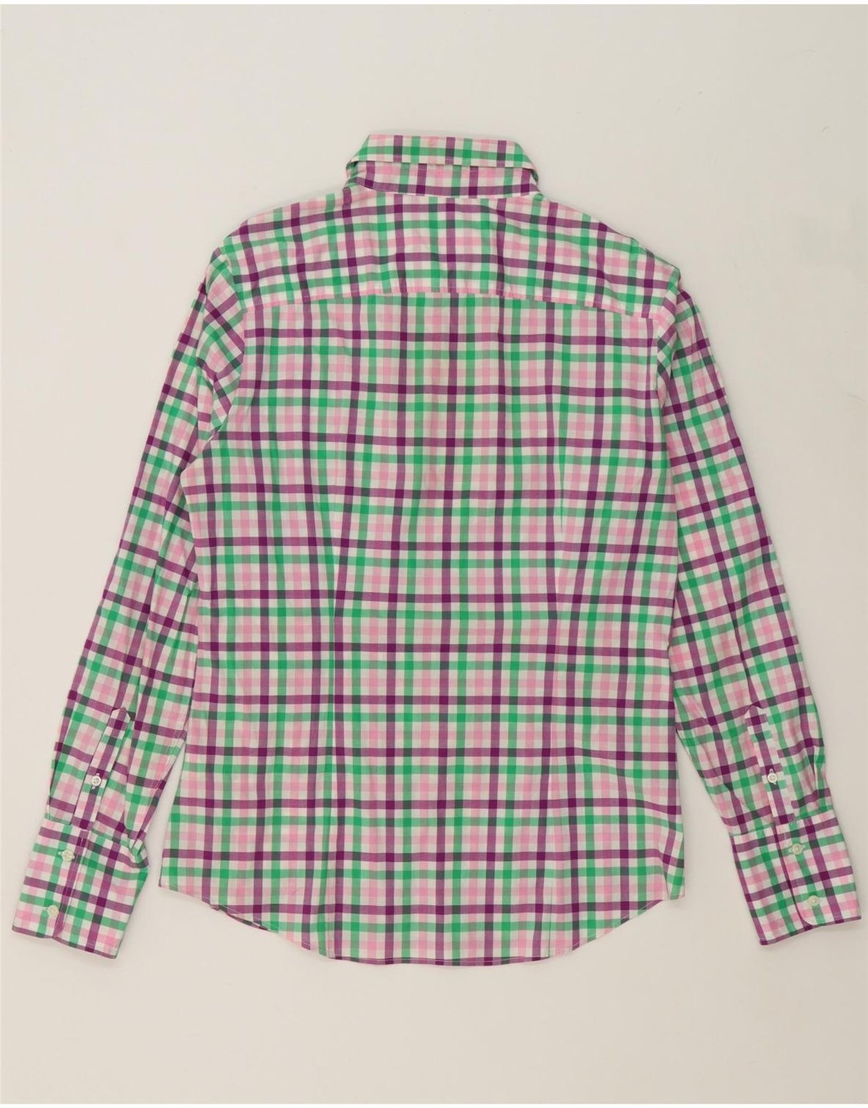 TOMMY HILFIGER Womens Shirt US 12 Large Multicoloured Check Cotton CS04 thumbnail 2