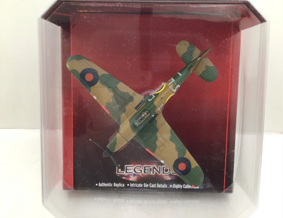 Corgi Legends 1:72 WWII Aces Hawker Hurricane MkI Douglas Bader AA32004 - Image 4 of 4