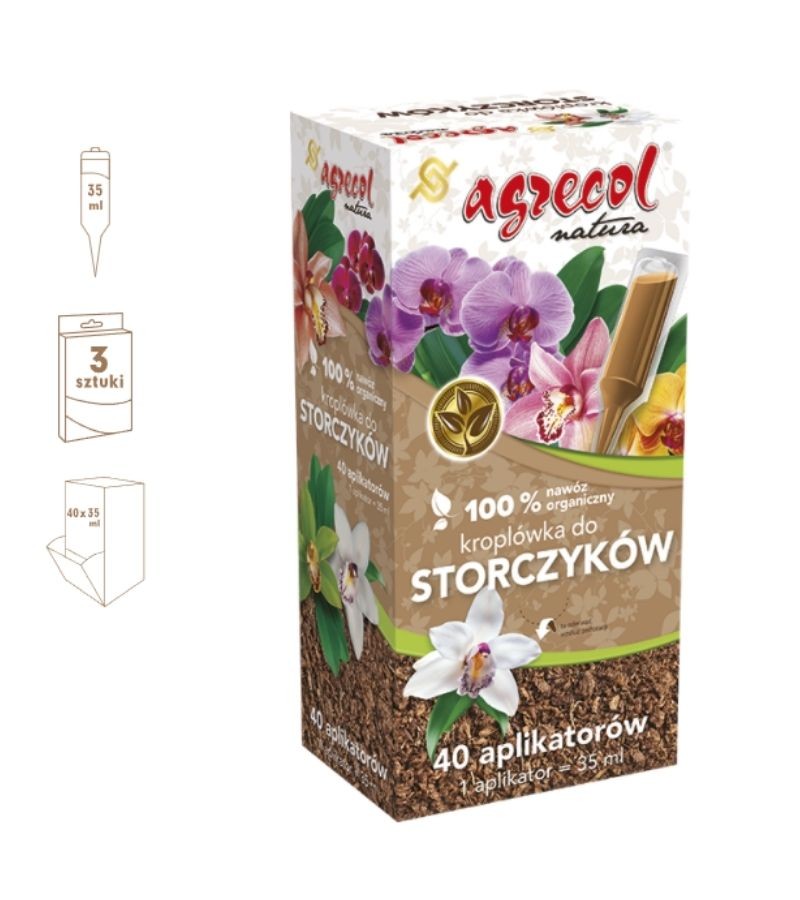 Drip - fertilizer for orchids - 100% ORGANIC - 3x35ml