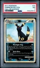 2011 POKEMON CALL OF LEGENDS #22 UMBREON-REVERSE FOIL PSA 7