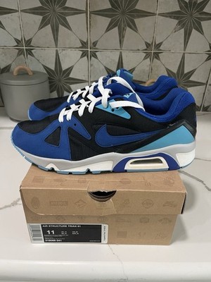 Men s Nike Air Structure Triax 91 Men s Low  Black/Blue 318088-041 Rare Size 11