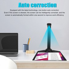 Book Scanner Camera A3 A4 Size Built-in LED Light Document Camera Foldable 10M⭐