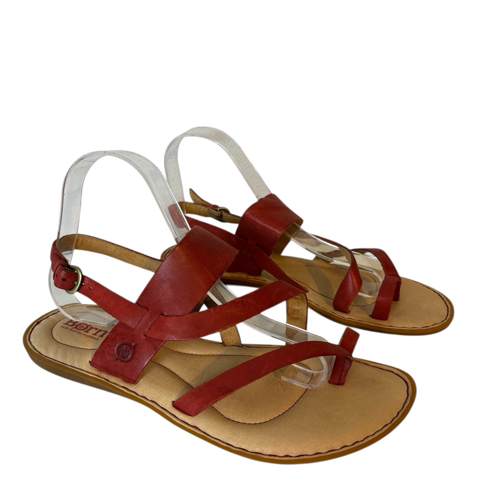 Born Sandals Leather Toe Loop Slingback Women’s S… - image 5