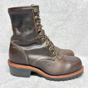 Mens Steel Toe Logger Boots | eBay display picture 1