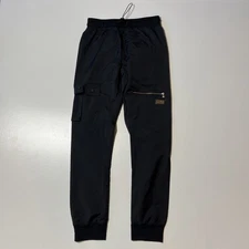 Well Known Studios Park Ave Tech Pants Size M Black Windbreaker Pull On Jogger