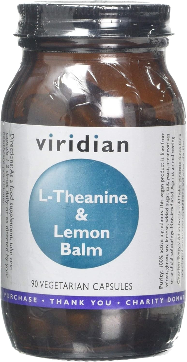 Viridian L-Theanine & Lemon Balm 90 Veg caps
