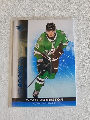 #ad 2022 23 SP Rookie Authentics Blue #112 Wyatt Johnston Dallas Stars $1.99