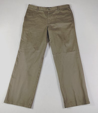 Dockers Signature Khaki Pants Mens 38x32 Brown Straight Fit D2 Casual Cotton