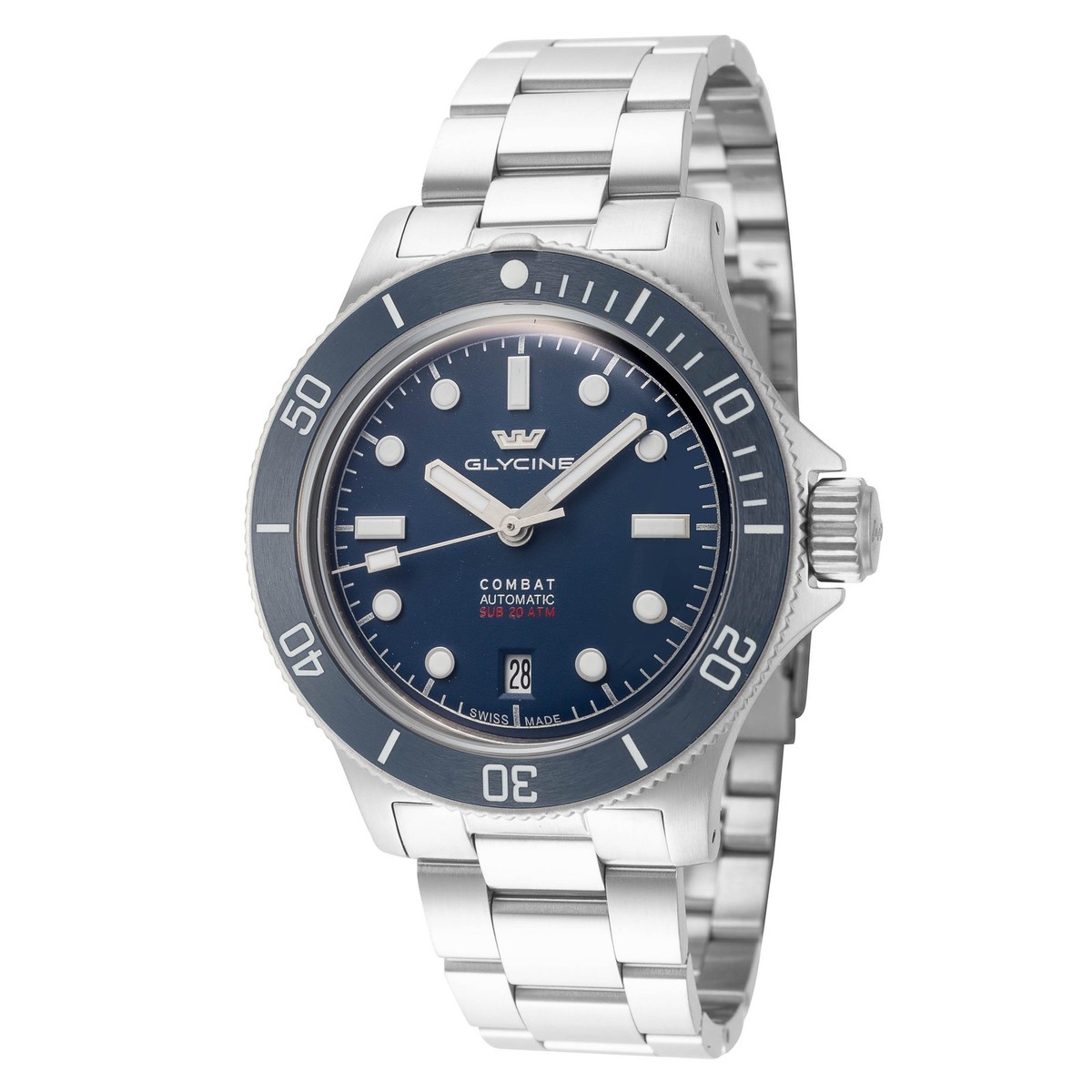 Glycine Men's Combat Sub Box Ceramic 41mm Automatic Watch GL0523