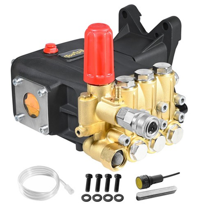 #ad #ad Pressure Washer Pump 3600 4400 PSI Max 4 GPM Triplex Plunger Pressure Pump ... $427.96