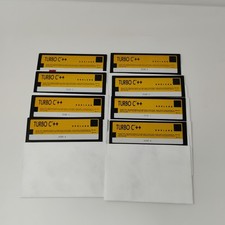 Borland Turbo C  Version 1.01 BOR 1715 Floppy Disk Set of 8 - 5.25" DISKS ONLY