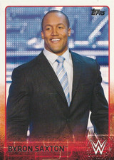 2015 Topps WWE #14 Byron Saxton
