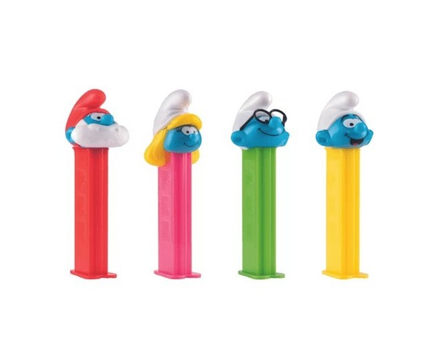 The Smurfs Pez Dispenser Various Characters MOC