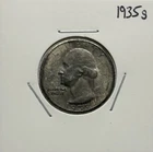 1935 S Silver Washington Quarter, 90% Silver, Extremely Low Mintage! 🔥