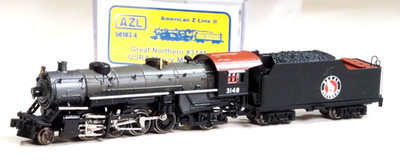 AZL 50103-4 Z-scale Great Northern GN USRA Heavy Mikado 2-8-2 Steam Locomotive