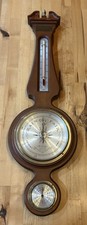 Vintage Air Guide Banjo-Style Weather Station Thermometer and Barometer