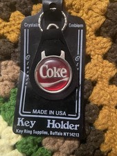 VTG Keychain Lot of 6 - 1970s-80s Coca-Cola, Gatorland, Holly Hobbie, SW Bell