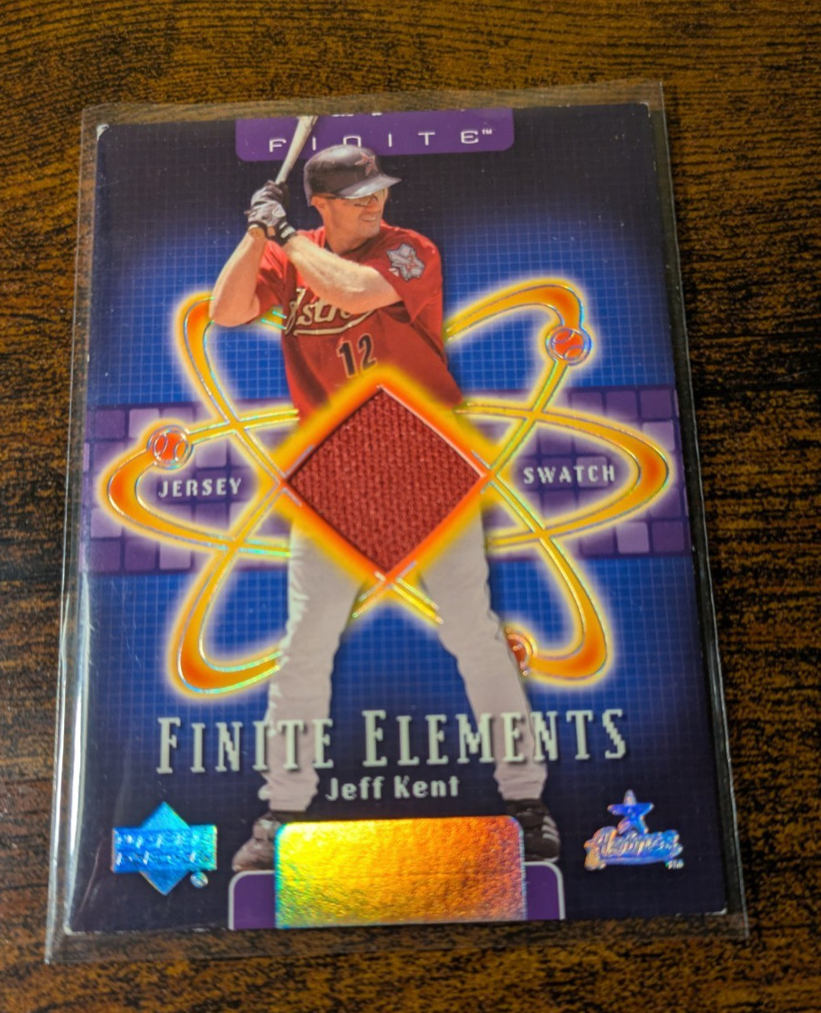 Jeff Kent 2003 Upper Deck Finite Elements Jersey Swatch FE-JK Patch Astros