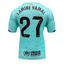Lamine Yamal Signed Barcelona 2023-24 Third Football Jersey
