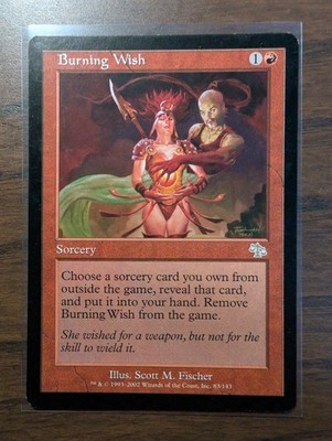 MTG Magic the Gathering Burning Wish (83/143) Judgment LP