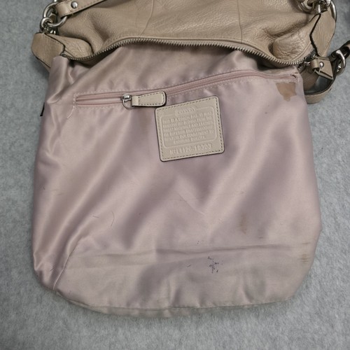 Coach Kristin Hobo/Shoulder Bag Rose Gold/Champagne Leather - Picture 11 of 14