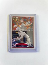 2012 Topps Baseball Bryce Harper Washington Nationals Rookie Card #661 MLB ⚾️. rookie card picture