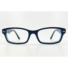 Ray-Ban RB 1530 3587 Kids Blue Rectangle Eyeglasses Frames 48-16-130