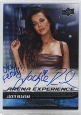 Upper Deck Credentials Arena Jackie Redmond Auto Stay Feisty Inscription Card