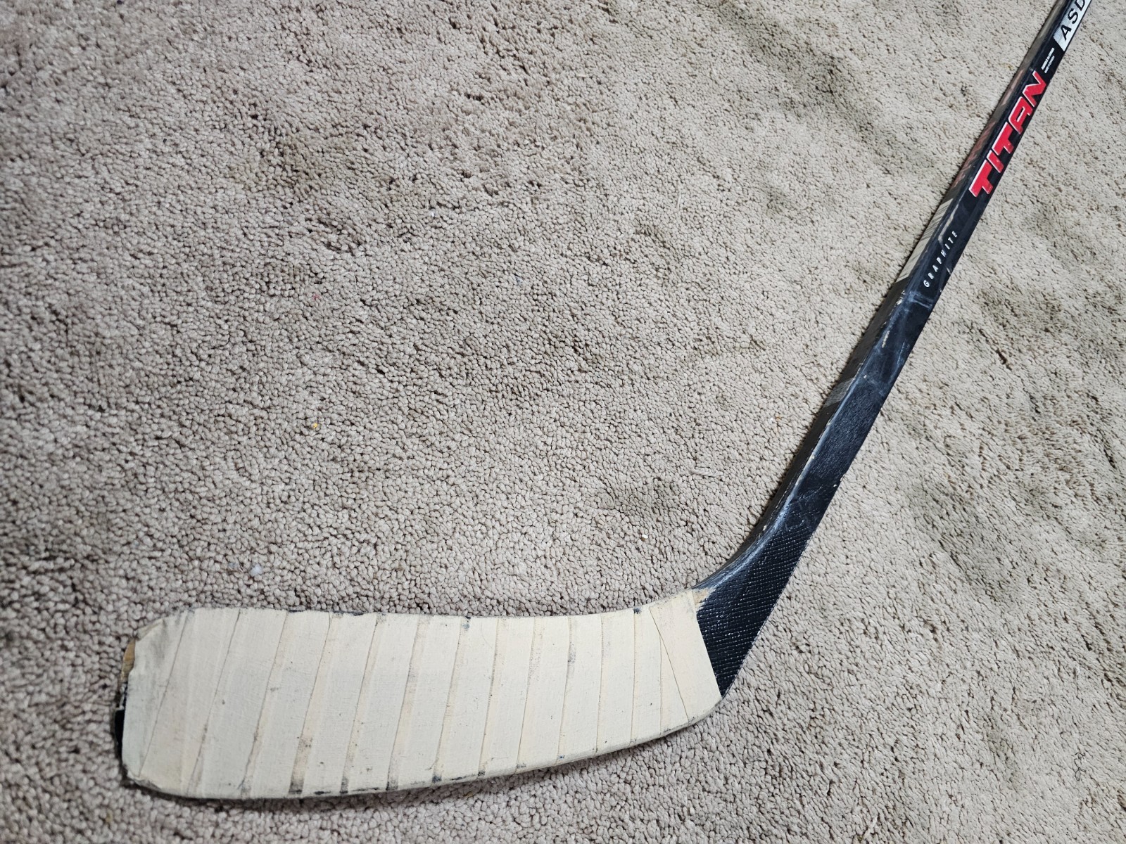 IGOR ULANOV 92'93 Signed Winnipeg Jets NHL Game Used Hockey Stick coa