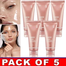 Korean Over Night Wrapping Mask Hydrolyzed Collagen Facial Skin Care, 5 x 2.53oz