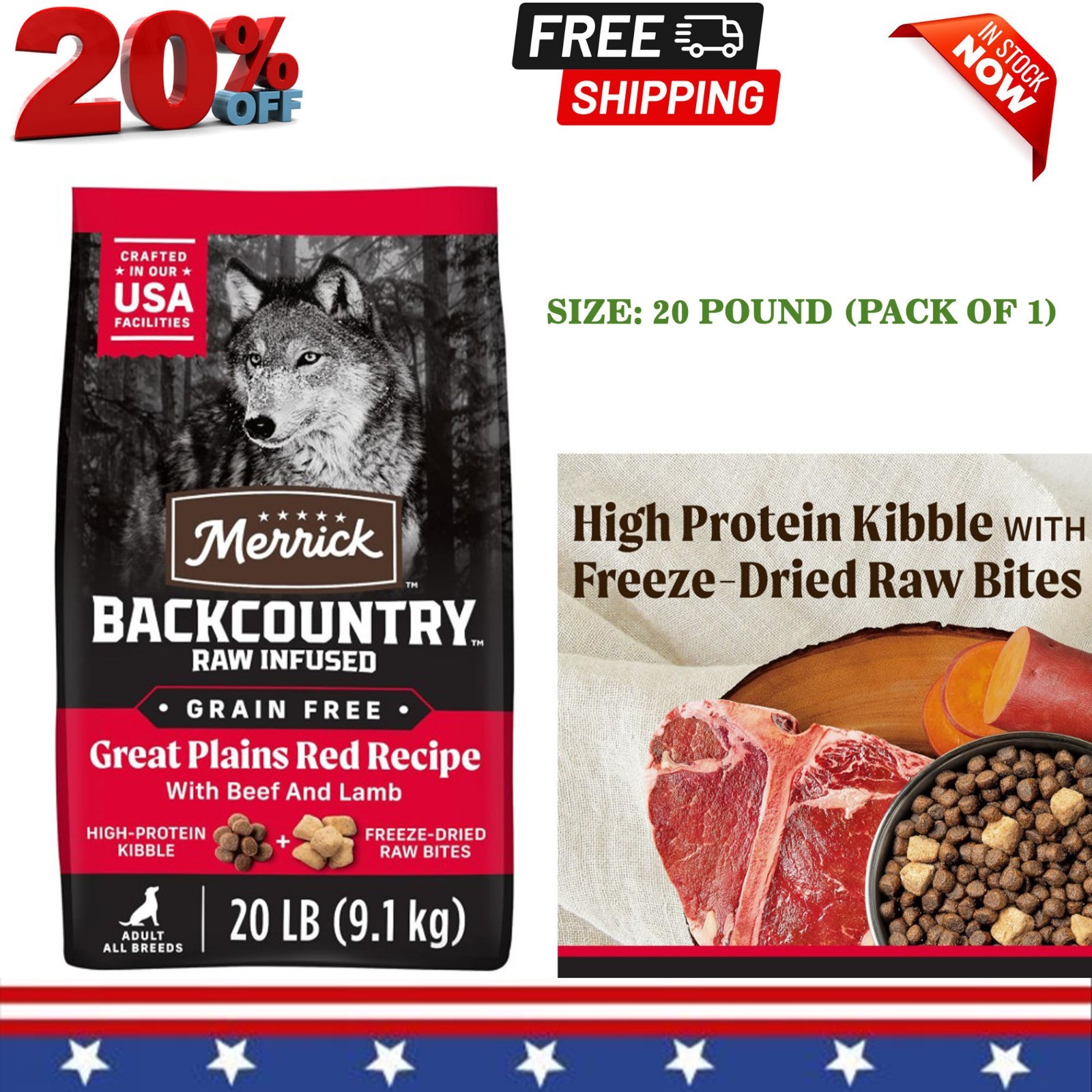 Kibble With Freeze Dried Raw Pieces