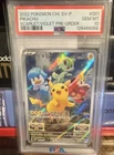 Pokémon Sv-P Promotional Pikachu 001/SV-P Holo Promo PSA 10 Chinese