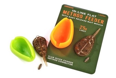 Drennan In Line Flat Method Feeder With Mould NEW Match Fishing *Full Range*