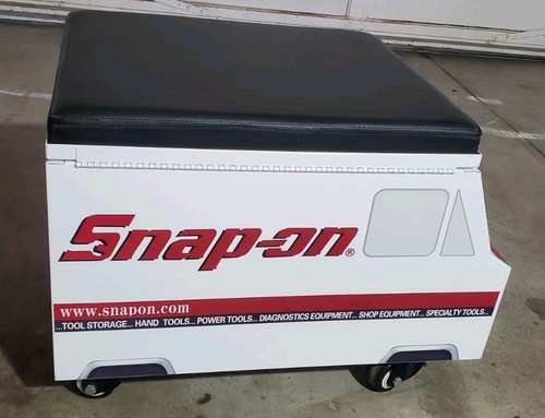 🔴 RARE - lightly used Snap-On DEALER TRUCK VAN CREEPER ROLLING SEAT