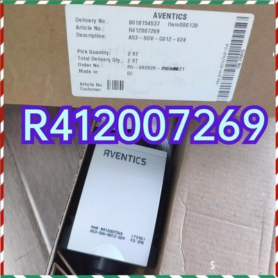 NEW 1PC AVENTICS Two-position Three-way Reversing Valve R412007269 AS3 Fast ship