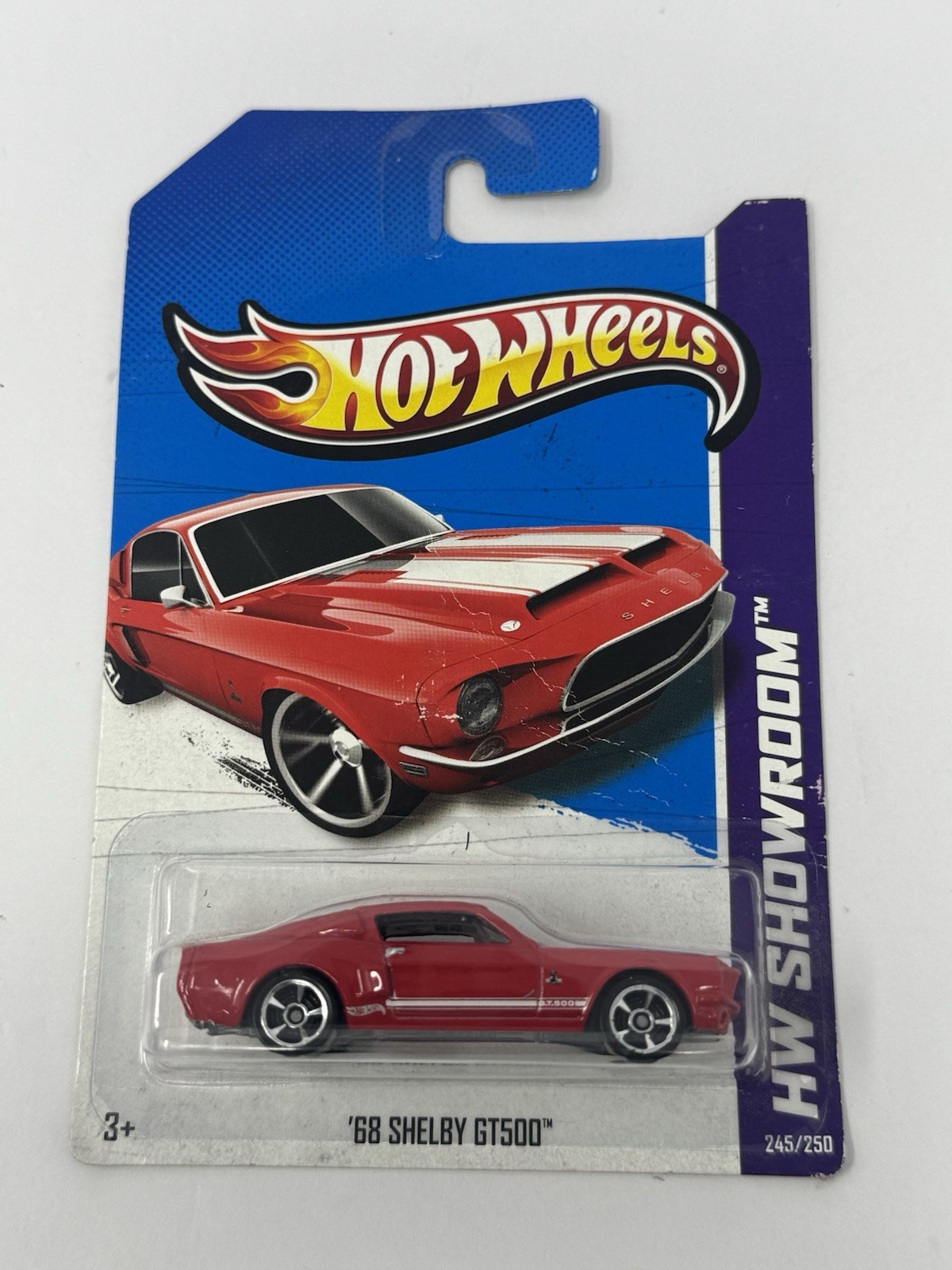 Hot Wheels Showroom Red ‘68 Shelby GT500 #245 A3