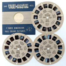 3x VIEW-MASTER 3D REEL ⭐ PENNSYLVANIA - THE KEYSTONE STATE ⭐ USA Stereo PA1,2,3