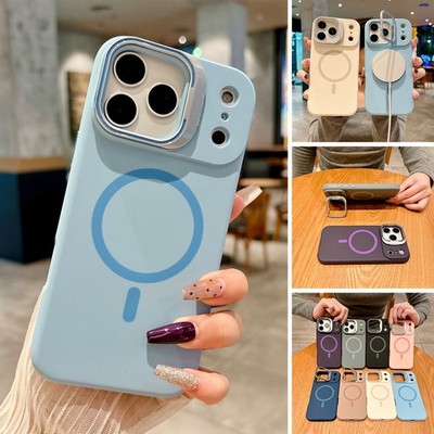 for iPhone 17 Pro Max 16 15 14 Shockproof Magnetic Back Cover Wireless Charging