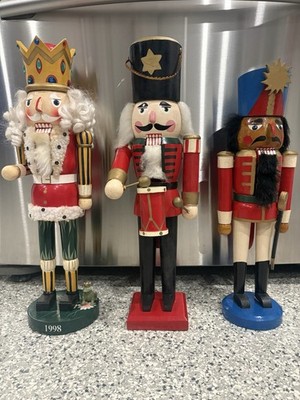 Nutcrackers. Set Of Three. Vintage