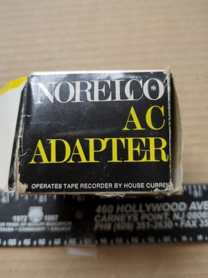 NEW OEM Genuine Philips Norelco Tape Recorder 1329 & 1440 Power Adapter  #BE-70 