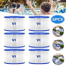 6x New Bestway Lazy Lay-Z-Spa Filters VI Cartridge, Hot Tub Spa Swimming Pool