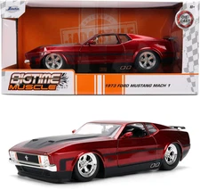 Bigtime Muscle 1973 Ford Mustang Mach 1 Die-Cast Metal Car 1:24 New Toy Gift