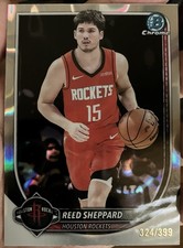 2025-26 Bowman Basketball BCV-135 Reed Sheppard Lava Refractor /399 Rockets