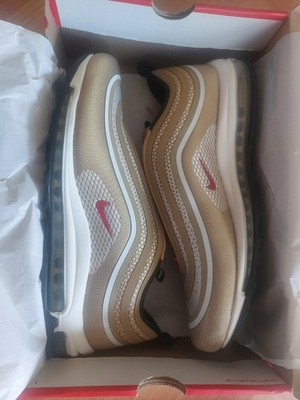 Nike Air Max 97 UL '17 Metallic Gold Varsity Red EUR 47,5 UK 12 NeuOVPungetragen