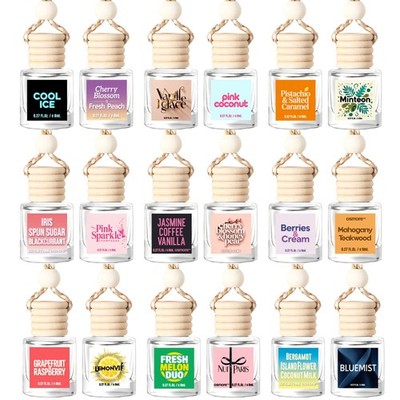 Osmore Hanging Car Air Freshener Diffuser, Long-Lasting Fragrance Oil, 2 Pack